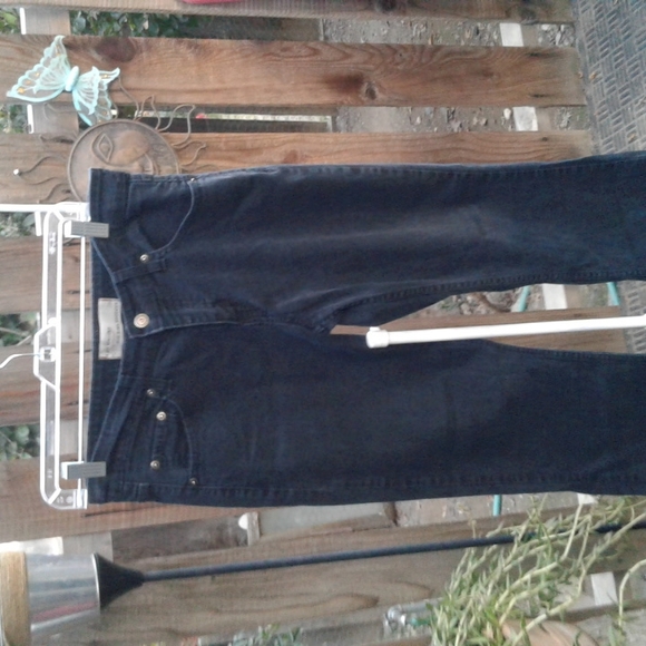 Woman black Levi's Strauss size 8 medium stretch good condition - Picture 6 of 11